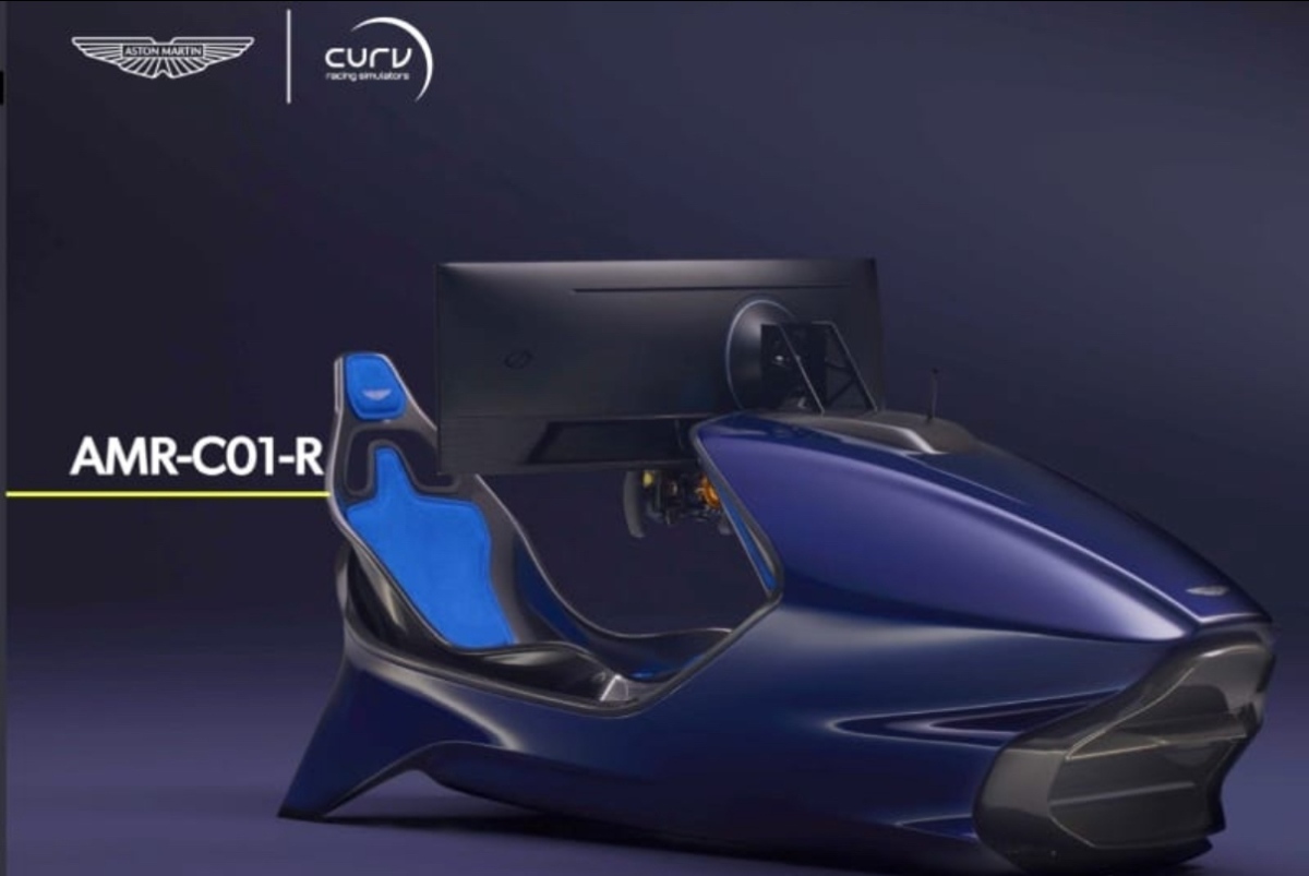 Новият домашен състезателен симулатор на Aston Martin е върховен лукс за геймърите